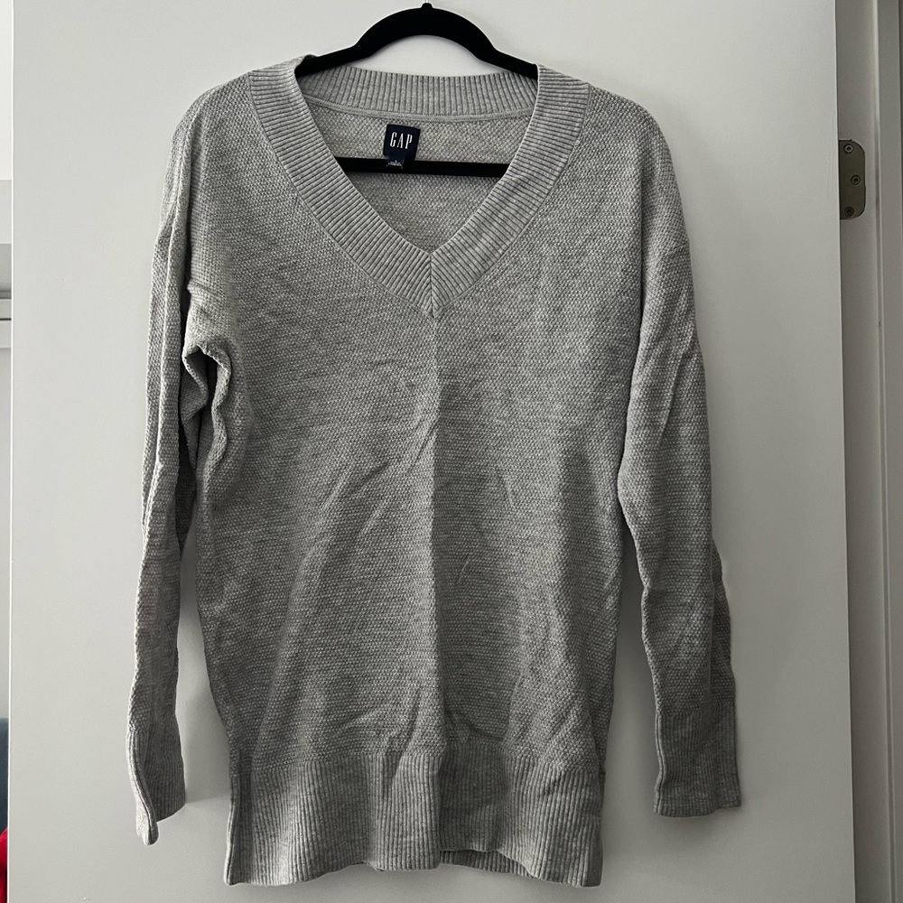 Grey Gap Wool Sweater